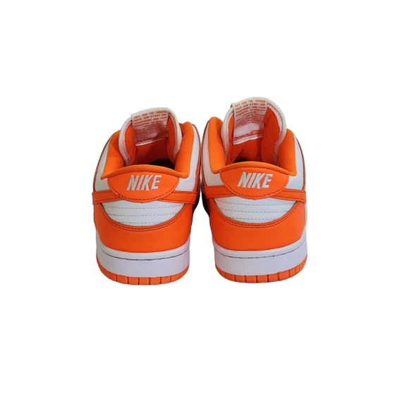 Nike Dunk Low Retro SP Syracuse CU1726 White Orange Blaze Mens Size 8.5 Women 10 - Picture 4 of 11